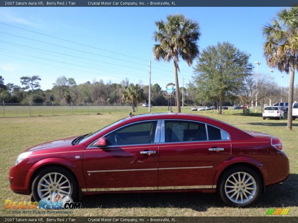 Berry Red 2007 Saturn Aura XR Photo #2