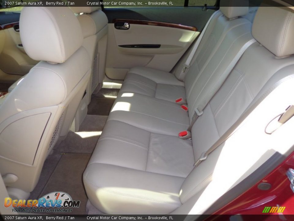 2007 Saturn Aura XR Berry Red / Tan Photo #5