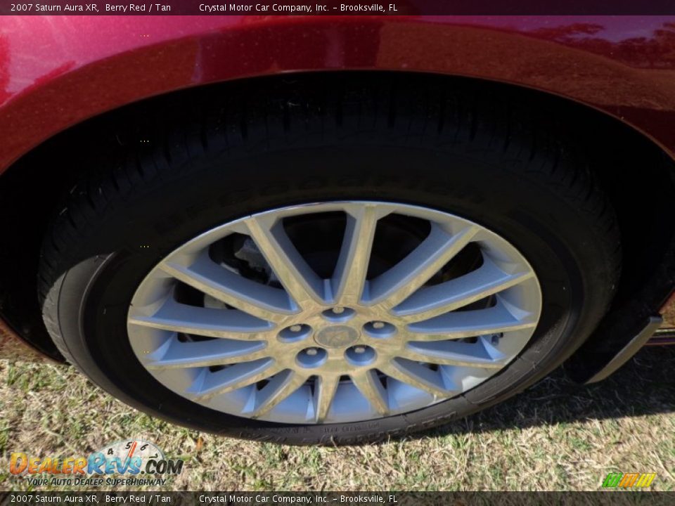 2007 Saturn Aura XR Berry Red / Tan Photo #14