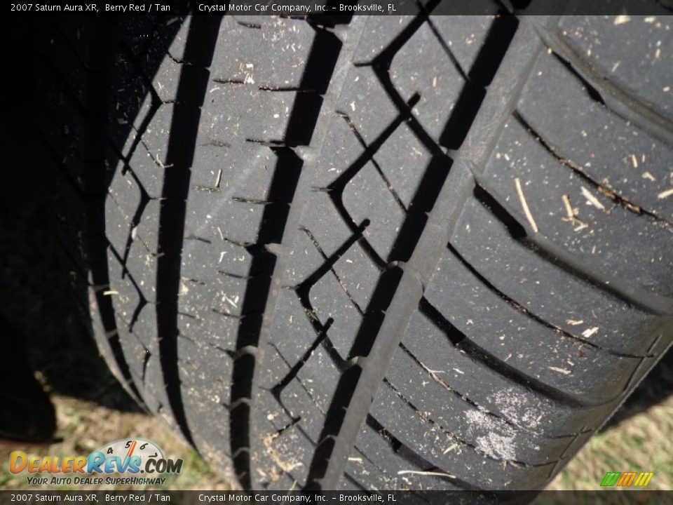 2007 Saturn Aura XR Berry Red / Tan Photo #15