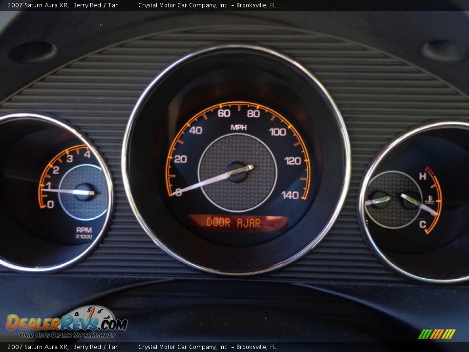 2007 Saturn Aura XR Berry Red / Tan Photo #18