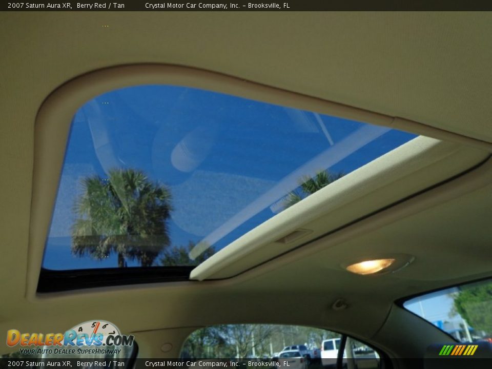 2007 Saturn Aura XR Berry Red / Tan Photo #21
