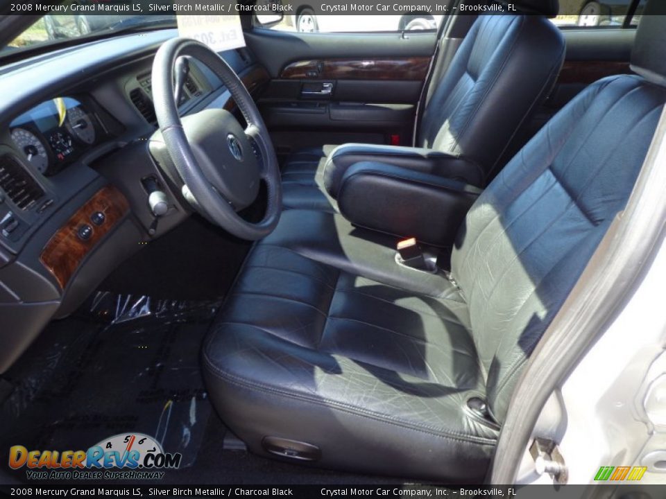 Charcoal Black Interior - 2008 Mercury Grand Marquis LS Photo #4
