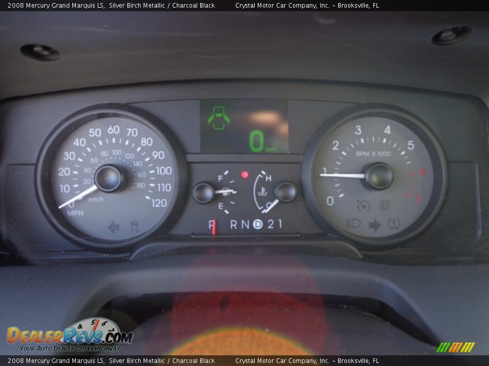 2008 Mercury Grand Marquis LS Gauges Photo #18