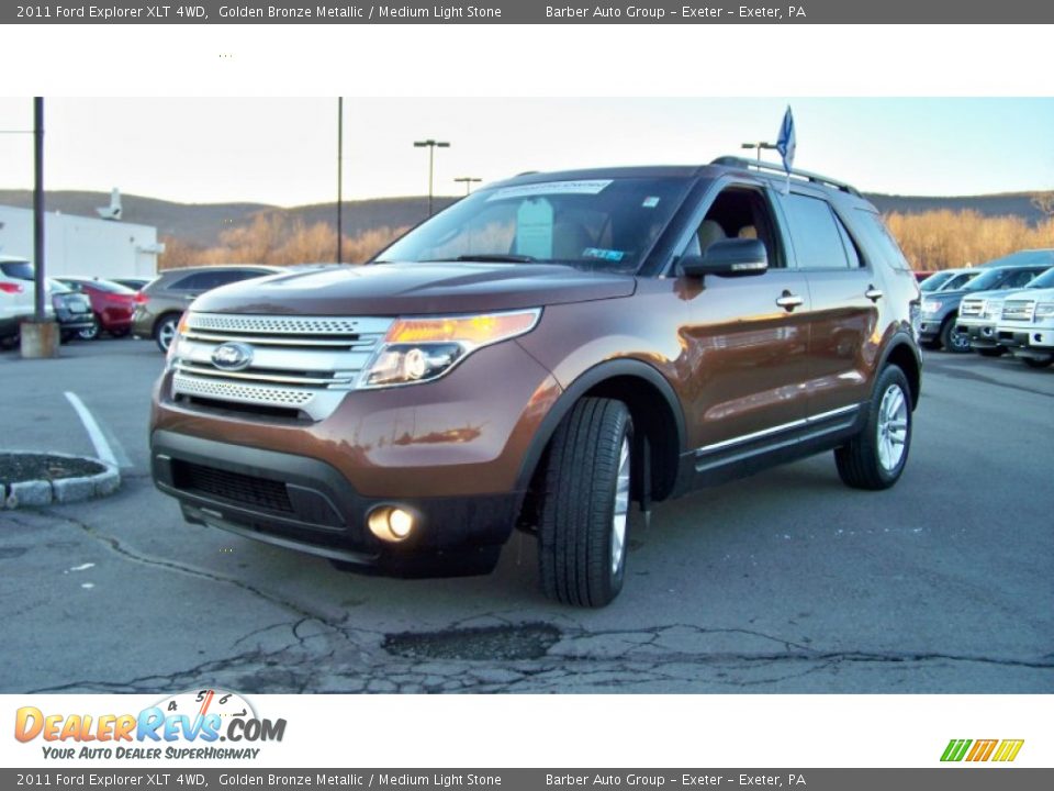 2011 Ford Explorer XLT 4WD Golden Bronze Metallic / Medium Light Stone Photo #1