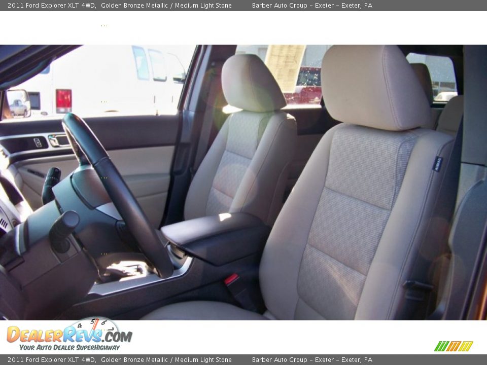 2011 Ford Explorer XLT 4WD Golden Bronze Metallic / Medium Light Stone Photo #13