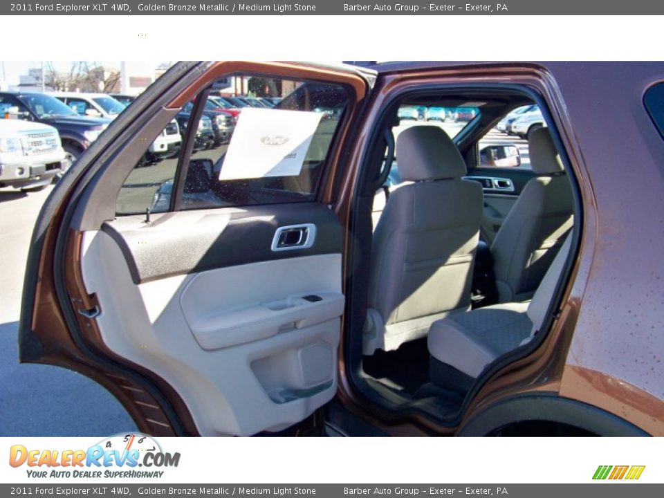 2011 Ford Explorer XLT 4WD Golden Bronze Metallic / Medium Light Stone Photo #15
