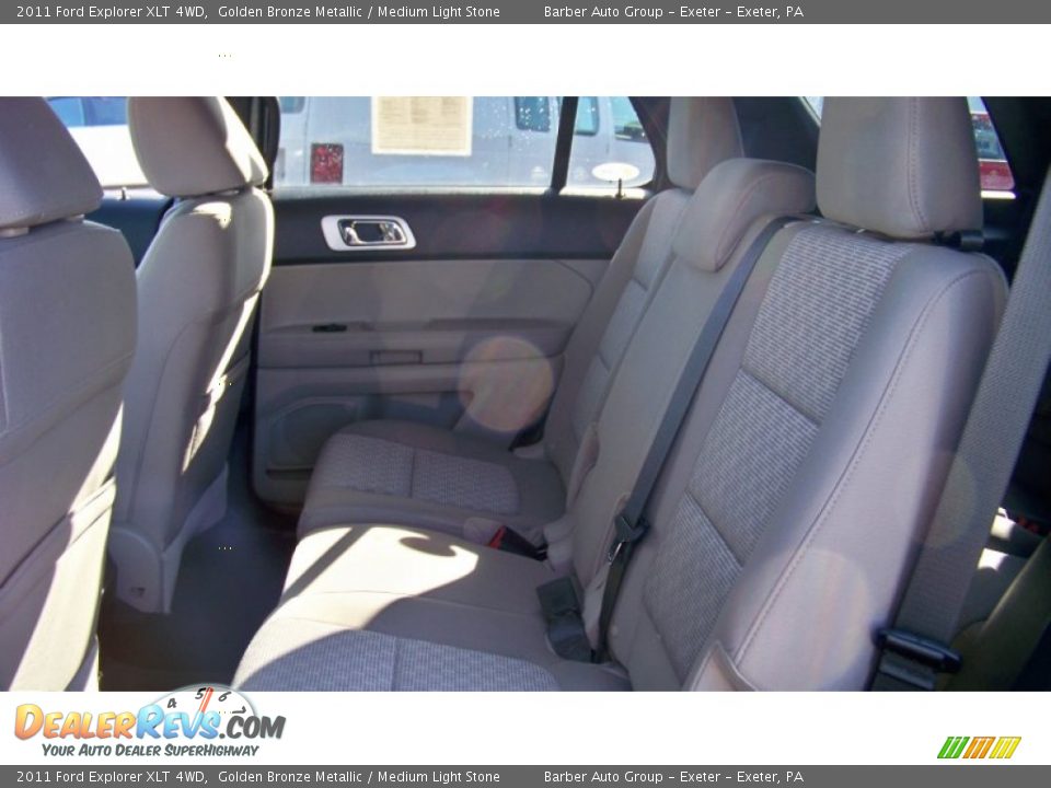 2011 Ford Explorer XLT 4WD Golden Bronze Metallic / Medium Light Stone Photo #16