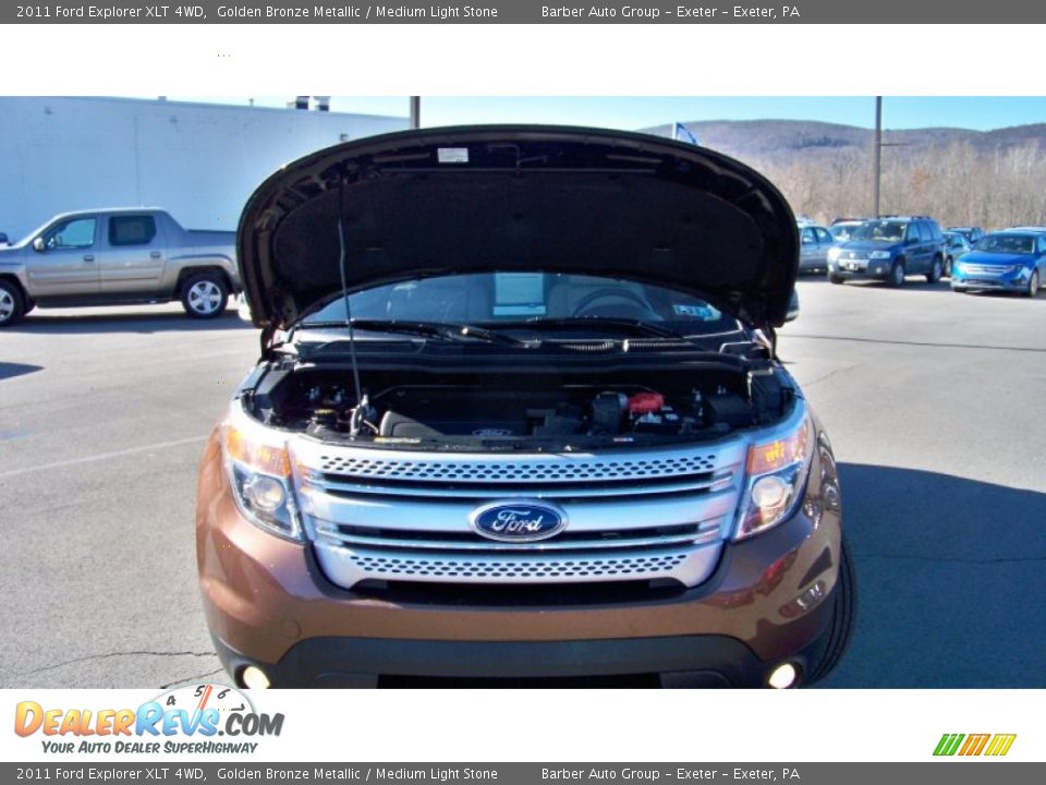 2011 Ford Explorer XLT 4WD Golden Bronze Metallic / Medium Light Stone Photo #20
