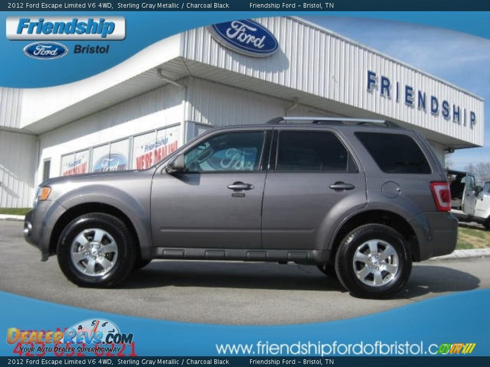2012 Ford Escape Limited V6 4WD Sterling Gray Metallic / Charcoal Black Photo #1