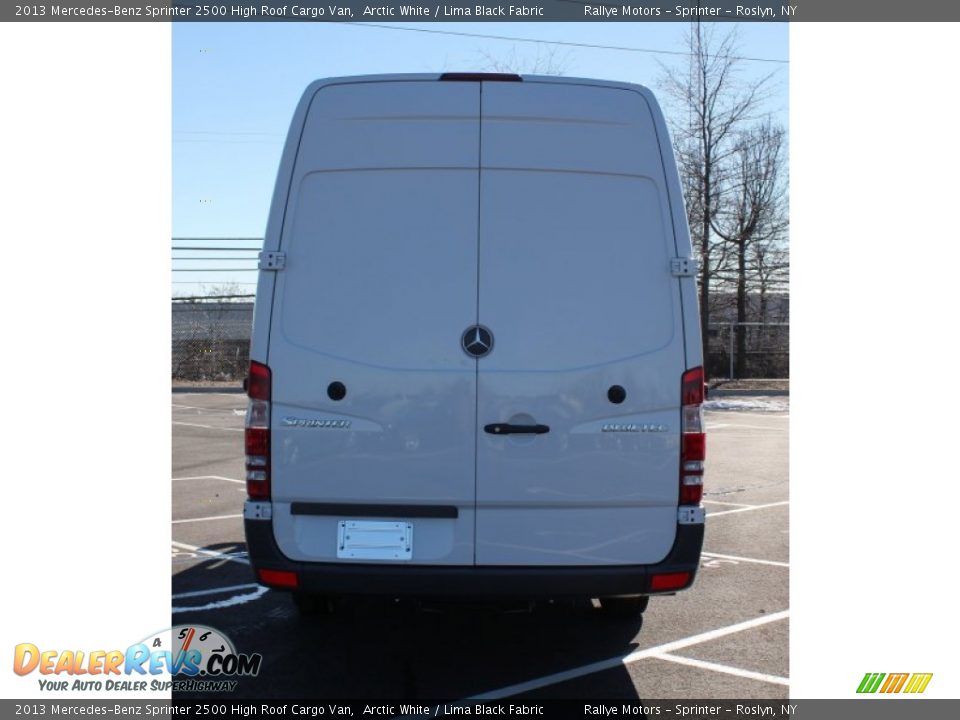 2013 Mercedes-Benz Sprinter 2500 High Roof Cargo Van Arctic White / Lima Black Fabric Photo #5