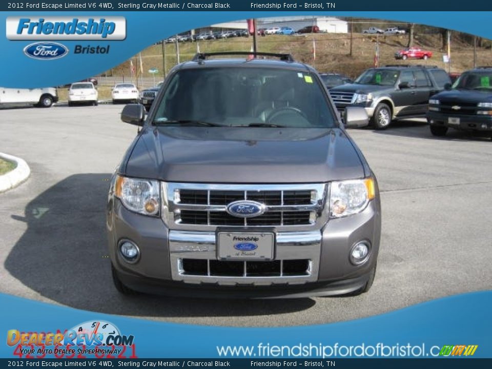 2012 Ford Escape Limited V6 4WD Sterling Gray Metallic / Charcoal Black Photo #4