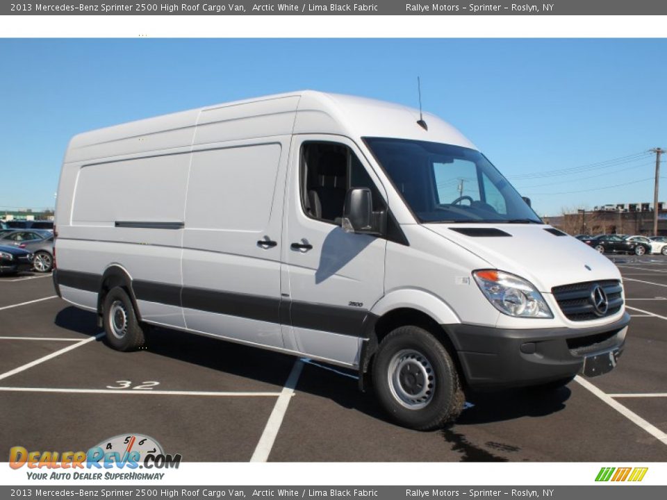 Front 3/4 View of 2013 Mercedes-Benz Sprinter 2500 High Roof Cargo Van Photo #8