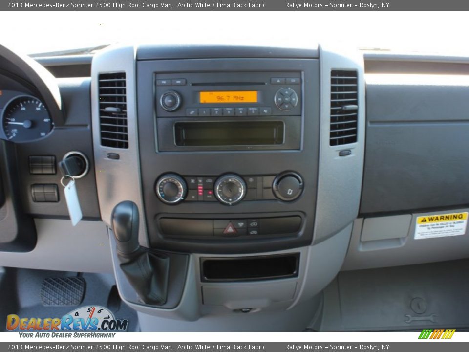 Controls of 2013 Mercedes-Benz Sprinter 2500 High Roof Cargo Van Photo #13