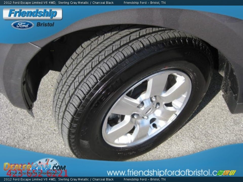 2012 Ford Escape Limited V6 4WD Sterling Gray Metallic / Charcoal Black Photo #10