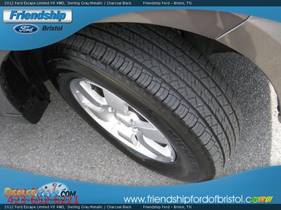 2012 Ford Escape Limited V6 4WD Sterling Gray Metallic / Charcoal Black Photo #11