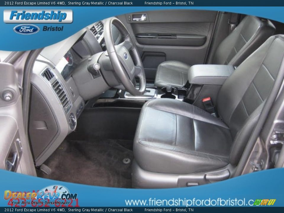 2012 Ford Escape Limited V6 4WD Sterling Gray Metallic / Charcoal Black Photo #12