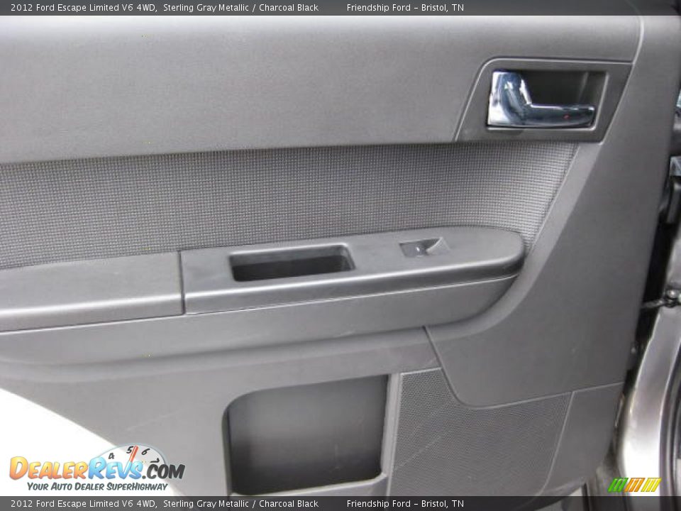 2012 Ford Escape Limited V6 4WD Sterling Gray Metallic / Charcoal Black Photo #17