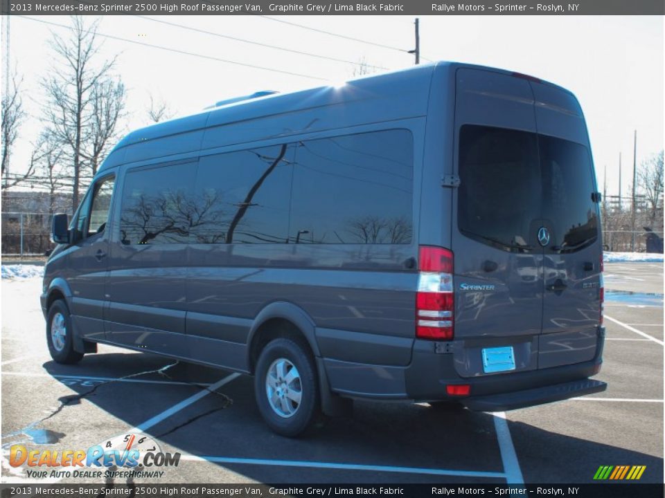 2013 Mercedes-Benz Sprinter 2500 High Roof Passenger Van Graphite Grey / Lima Black Fabric Photo #4