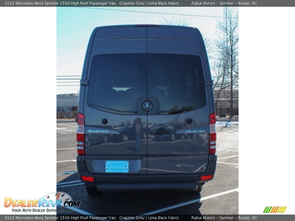 2013 Mercedes-Benz Sprinter 2500 High Roof Passenger Van Graphite Grey / Lima Black Fabric Photo #5