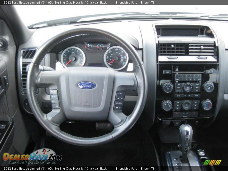 2012 Ford Escape Limited V6 4WD Sterling Gray Metallic / Charcoal Black Photo #24