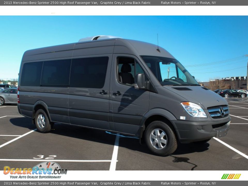 Front 3/4 View of 2013 Mercedes-Benz Sprinter 2500 High Roof Passenger Van Photo #8