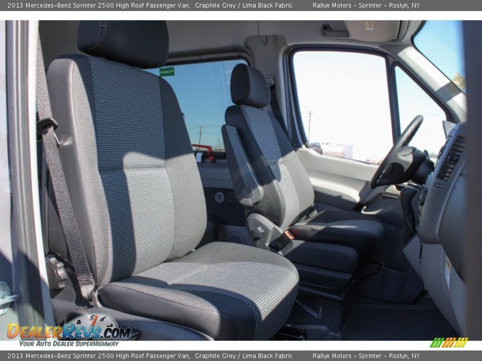 Lima Black Fabric Interior - 2013 Mercedes-Benz Sprinter 2500 High Roof Passenger Van Photo #11