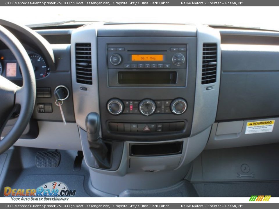 Controls of 2013 Mercedes-Benz Sprinter 2500 High Roof Passenger Van Photo #13