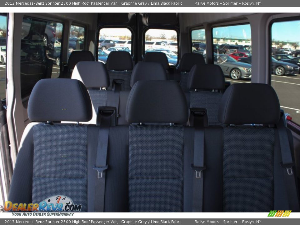 Lima Black Fabric Interior - 2013 Mercedes-Benz Sprinter 2500 High Roof Passenger Van Photo #15