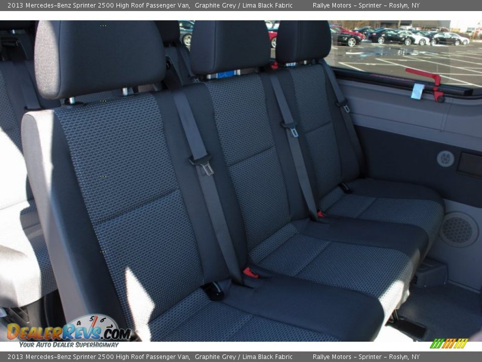 Rear Seat of 2013 Mercedes-Benz Sprinter 2500 High Roof Passenger Van Photo #17