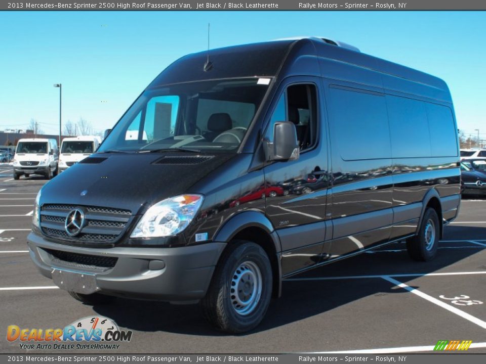 2013 Mercedes-Benz Sprinter 2500 High Roof Passenger Van Jet Black / Black Leatherette Photo #1