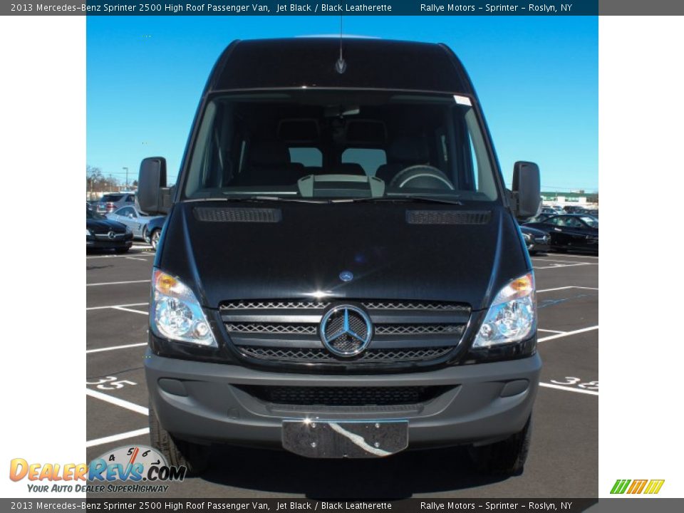 2013 Mercedes-Benz Sprinter 2500 High Roof Passenger Van Jet Black / Black Leatherette Photo #2