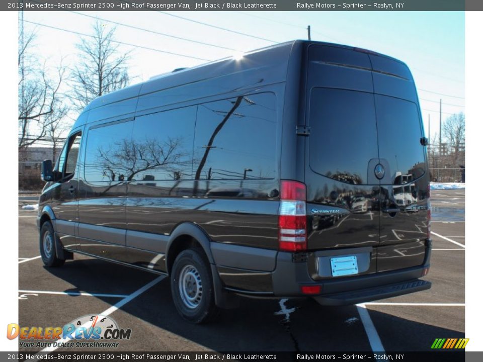 2013 Mercedes-Benz Sprinter 2500 High Roof Passenger Van Jet Black / Black Leatherette Photo #4