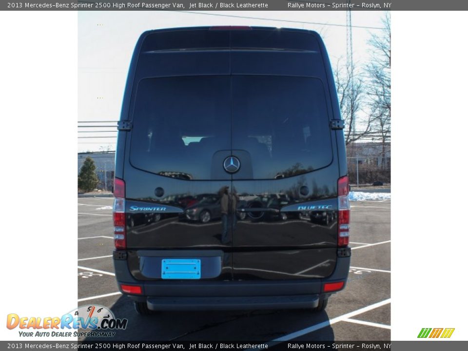 2013 Mercedes-Benz Sprinter 2500 High Roof Passenger Van Jet Black / Black Leatherette Photo #5