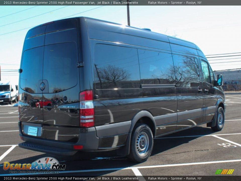 2013 Mercedes-Benz Sprinter 2500 High Roof Passenger Van Jet Black / Black Leatherette Photo #6