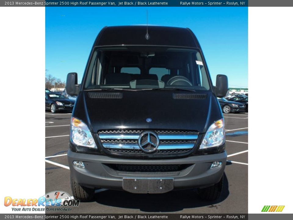 2013 Mercedes-Benz Sprinter 2500 High Roof Passenger Van Jet Black / Black Leatherette Photo #2