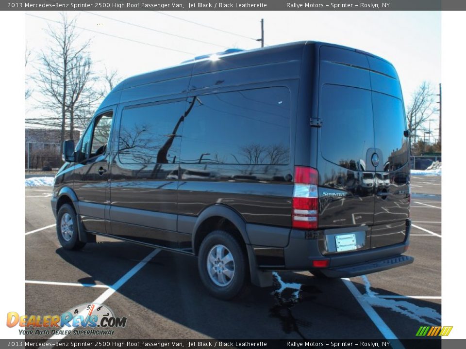 2013 Mercedes-Benz Sprinter 2500 High Roof Passenger Van Jet Black / Black Leatherette Photo #4