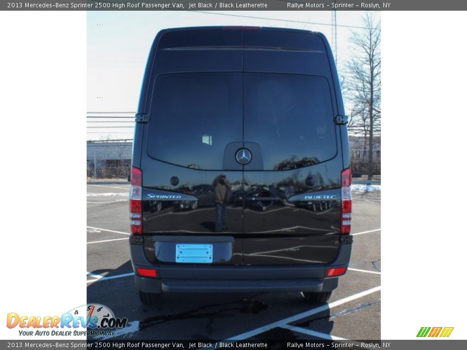 2013 Mercedes-Benz Sprinter 2500 High Roof Passenger Van Jet Black / Black Leatherette Photo #5