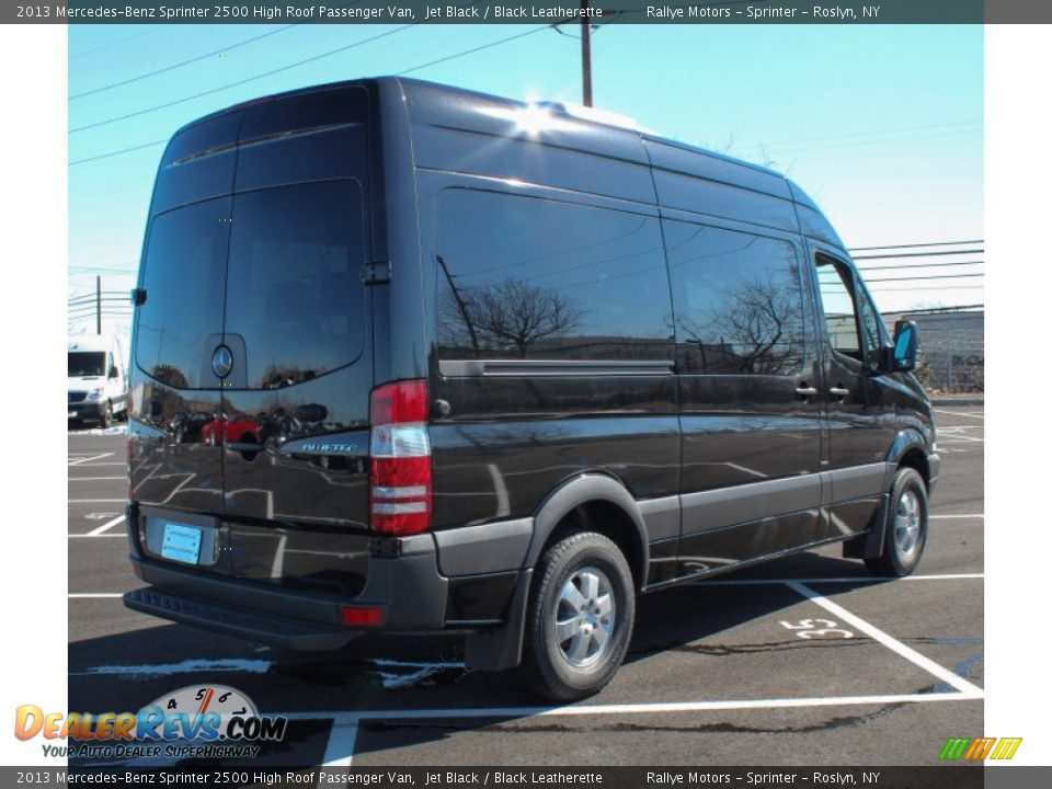 2013 Mercedes-Benz Sprinter 2500 High Roof Passenger Van Jet Black / Black Leatherette Photo #6