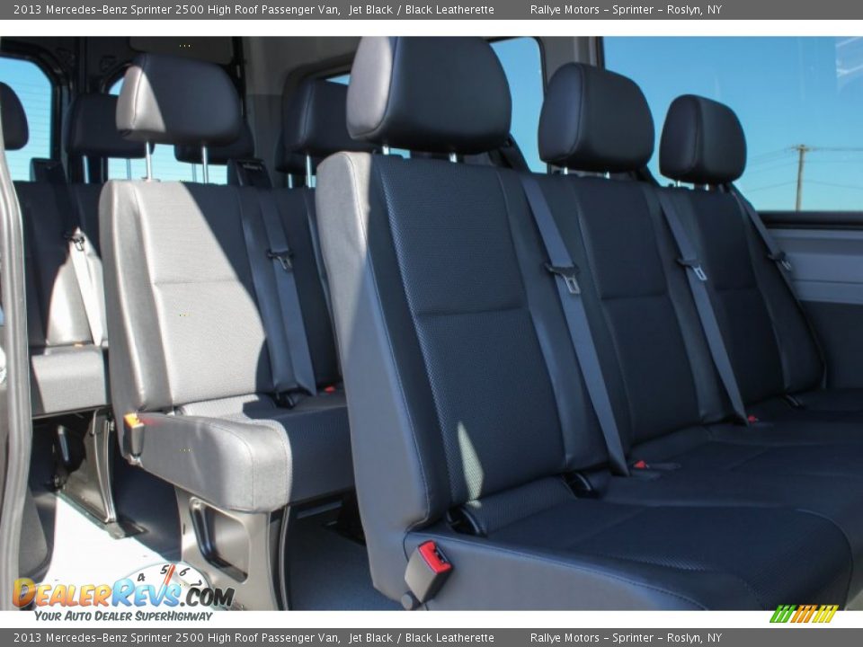 Black Leatherette Interior - 2013 Mercedes-Benz Sprinter 2500 High Roof Passenger Van Photo #16