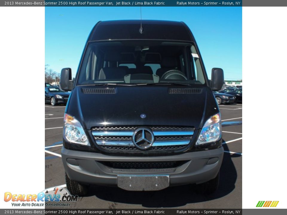 2013 Mercedes-Benz Sprinter 2500 High Roof Passenger Van Jet Black / Lima Black Fabric Photo #2
