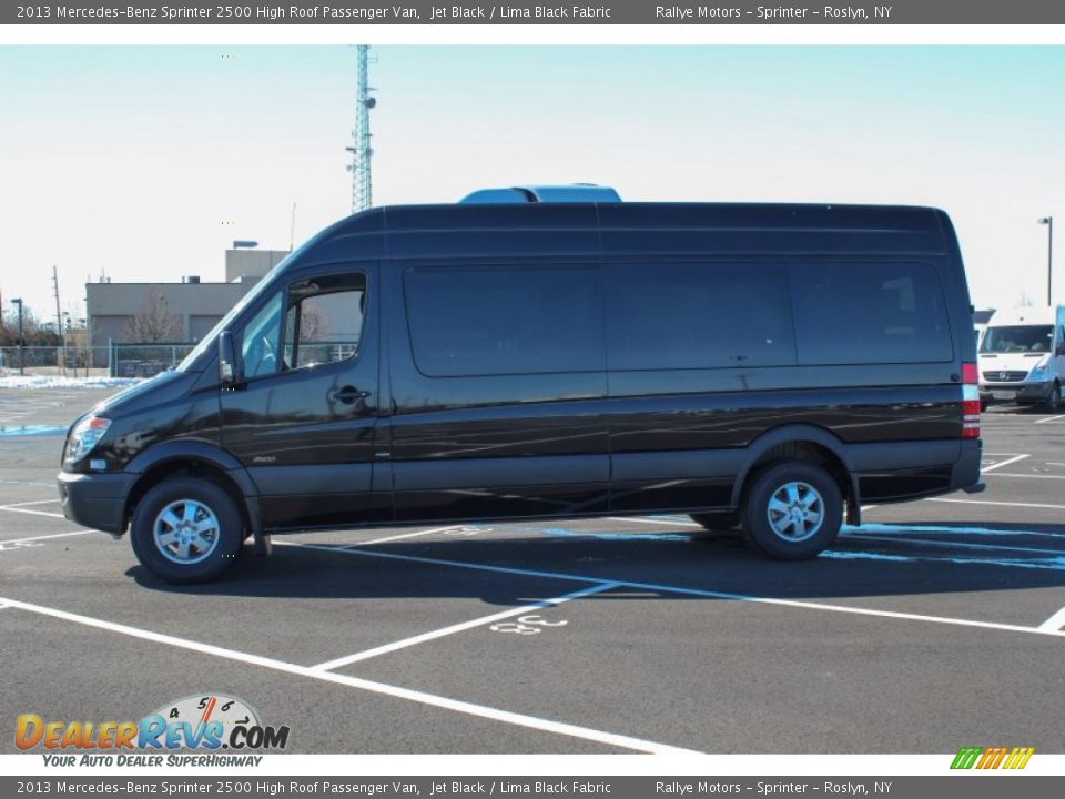 2013 Mercedes-Benz Sprinter 2500 High Roof Passenger Van Jet Black / Lima Black Fabric Photo #3