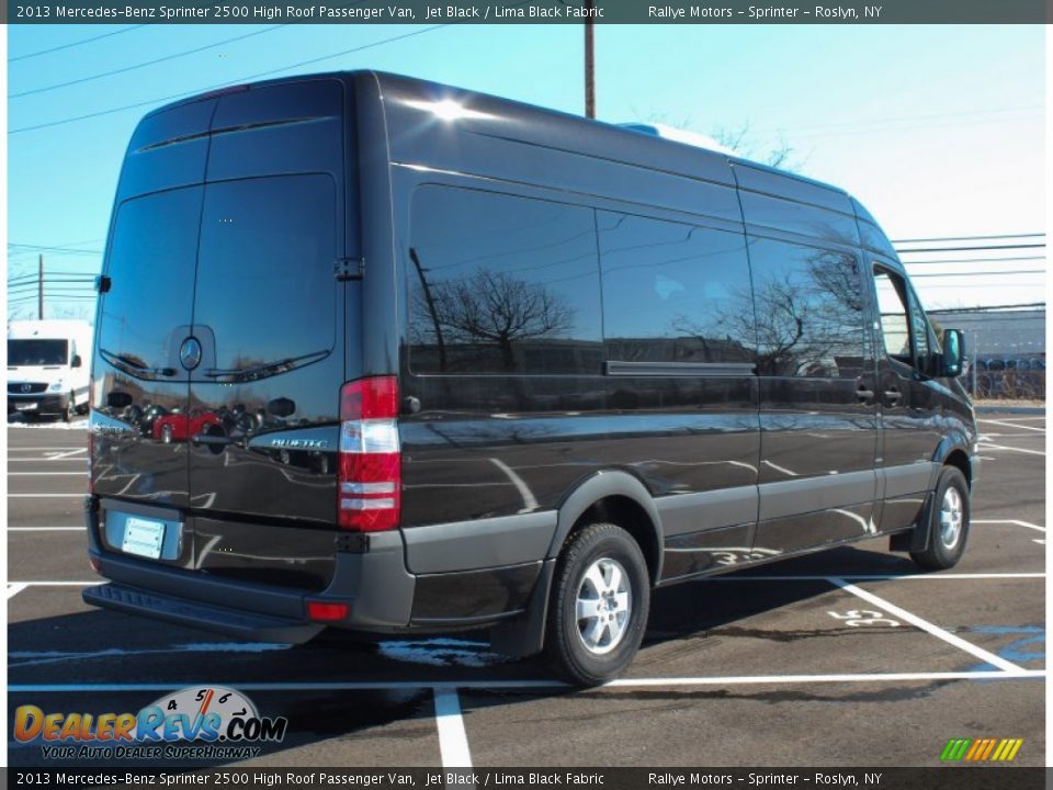 2013 Mercedes-Benz Sprinter 2500 High Roof Passenger Van Jet Black / Lima Black Fabric Photo #6