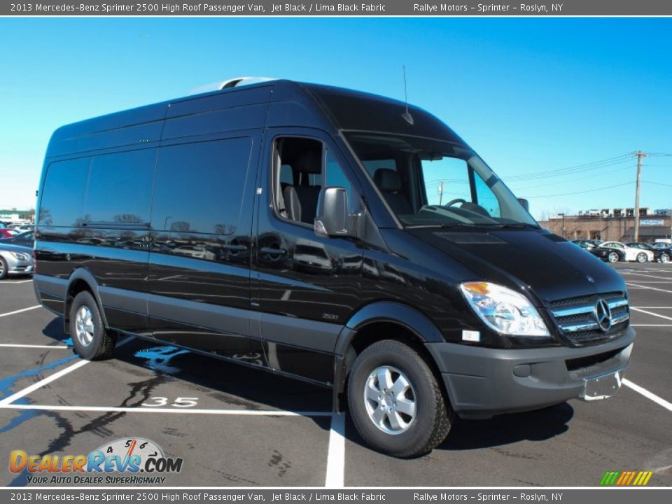 Front 3/4 View of 2013 Mercedes-Benz Sprinter 2500 High Roof Passenger Van Photo #8
