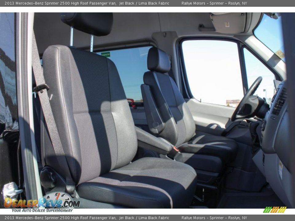Lima Black Fabric Interior - 2013 Mercedes-Benz Sprinter 2500 High Roof Passenger Van Photo #11
