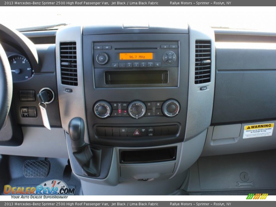 2013 Mercedes-Benz Sprinter 2500 High Roof Passenger Van Jet Black / Lima Black Fabric Photo #13