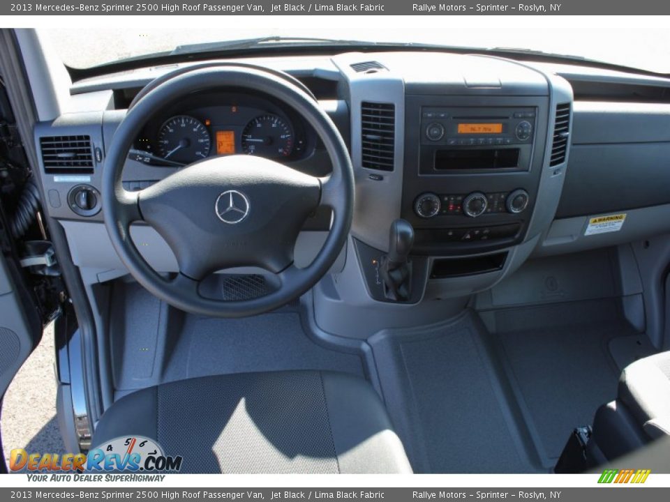 2013 Mercedes-Benz Sprinter 2500 High Roof Passenger Van Jet Black / Lima Black Fabric Photo #14