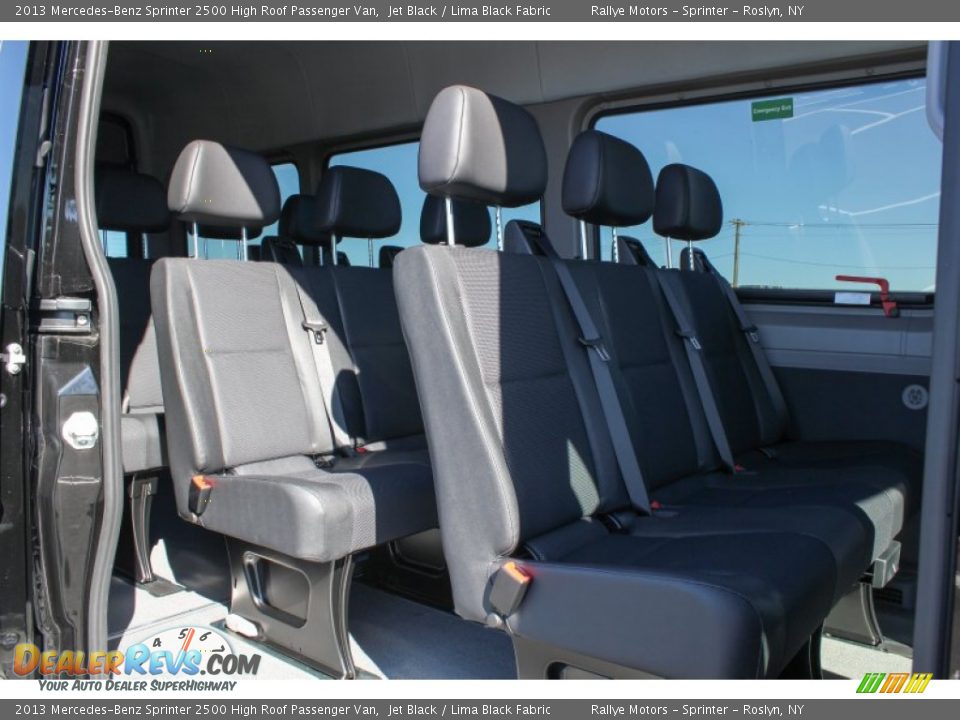 2013 Mercedes-Benz Sprinter 2500 High Roof Passenger Van Jet Black / Lima Black Fabric Photo #16