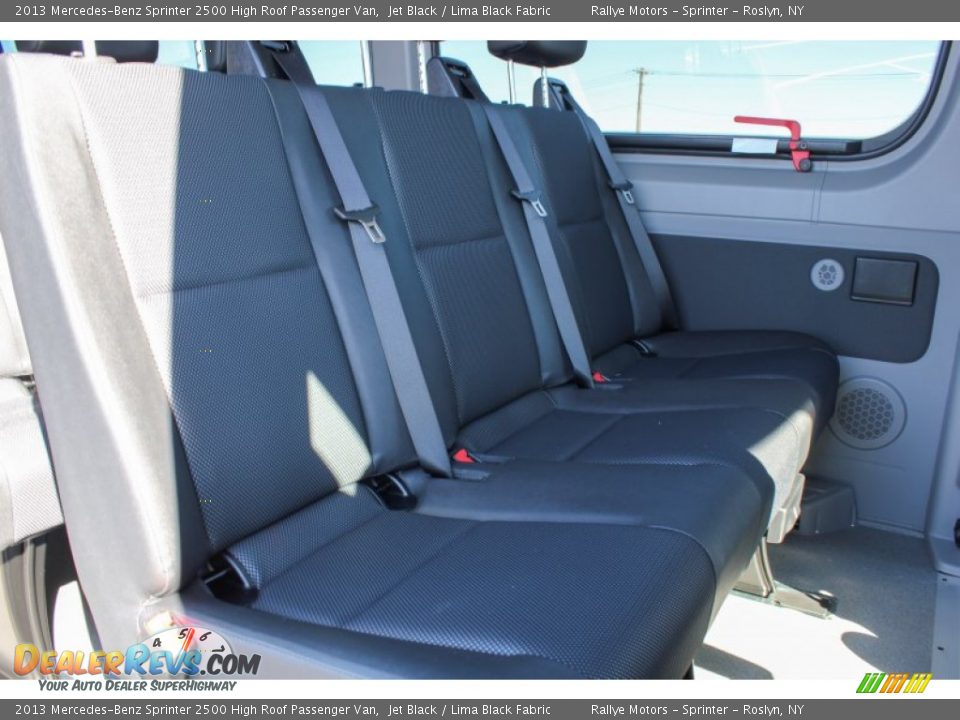 2013 Mercedes-Benz Sprinter 2500 High Roof Passenger Van Jet Black / Lima Black Fabric Photo #17