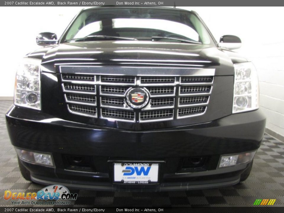 2007 Cadillac Escalade AWD Black Raven / Ebony/Ebony Photo #2